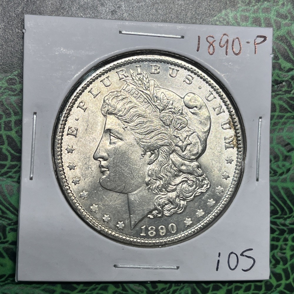 1890 P Silver Morgan Dollar Coin Collection UNC