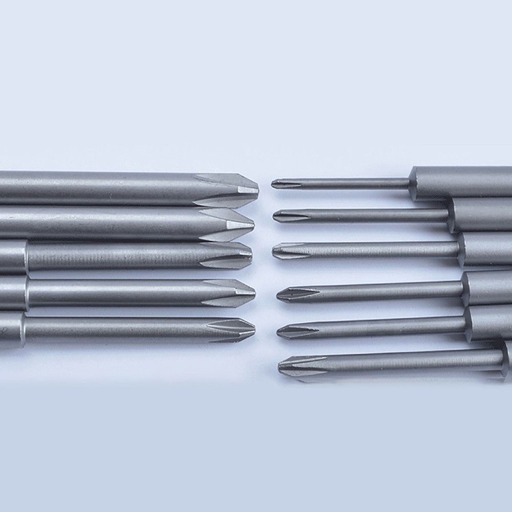 10x PH00-2 Phillips Head Screwdriver Bits High Torque Insert Driver Round Shank