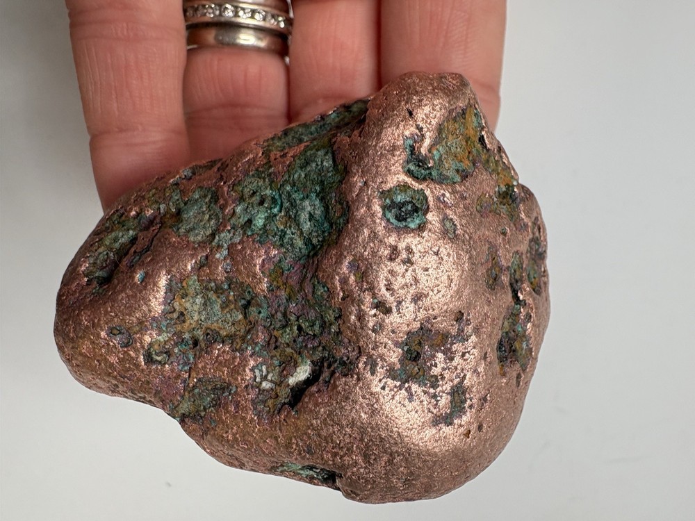 Pure Solid Native Michigan Float Copper Mineral Display Specimen Upper Peninsula