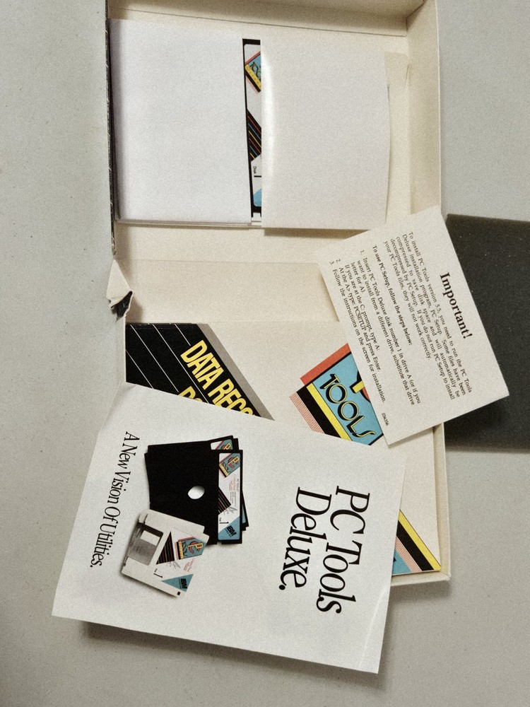 1989 Central Point PC Tools Deluxe Version 5.5 dBase, 123 Viewers, w/5¼" & 3½"