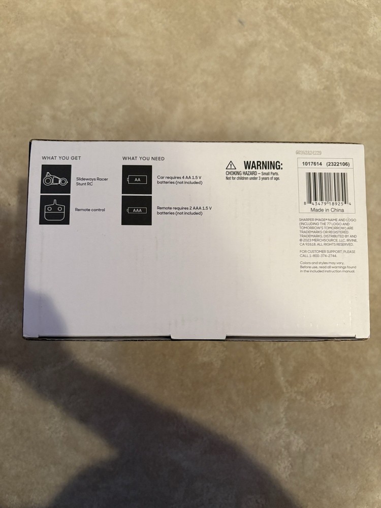 Sharper Image Slideways Racer Remote Control Car