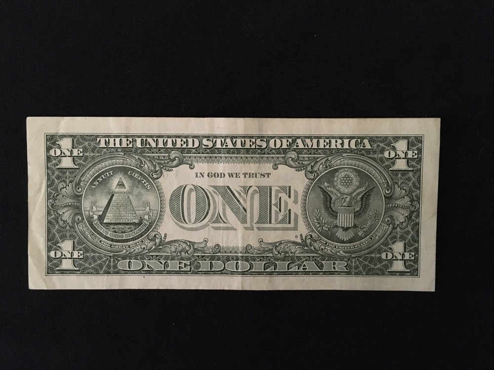 2017 $1 FRN Inked Error
