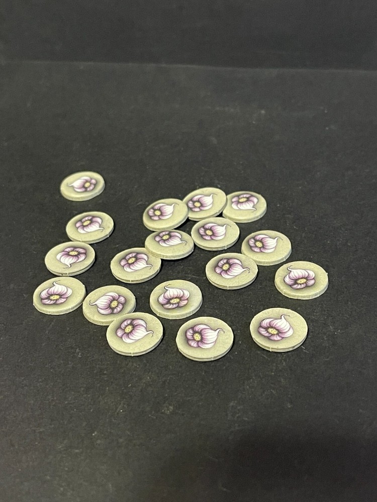 2016 Super-Vampires Board Game Replacement Garlic tokens