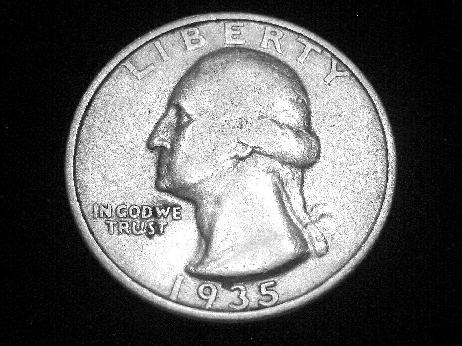 1935-S Washington Quarter --- Extra Fine