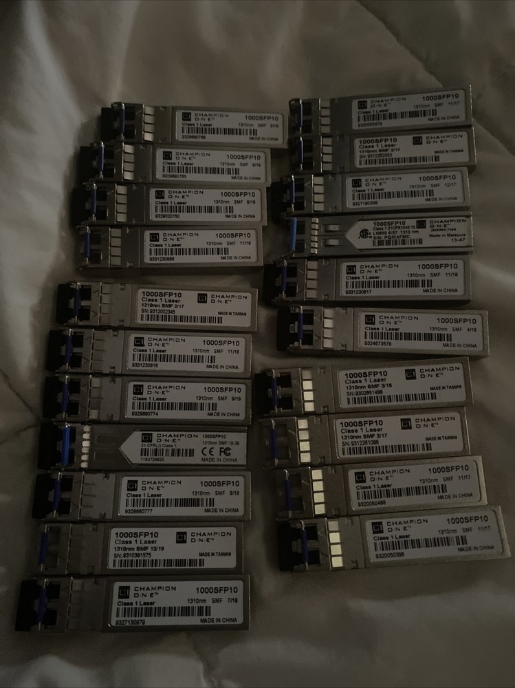 21 Champion One 1000SFP10 transvier module like cisco Authentic