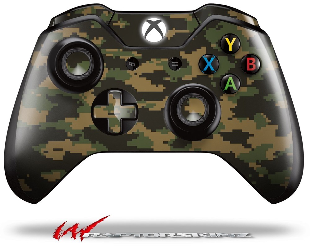 WraptorCamo Digital Camo Timber Skin for XBOX One Controller