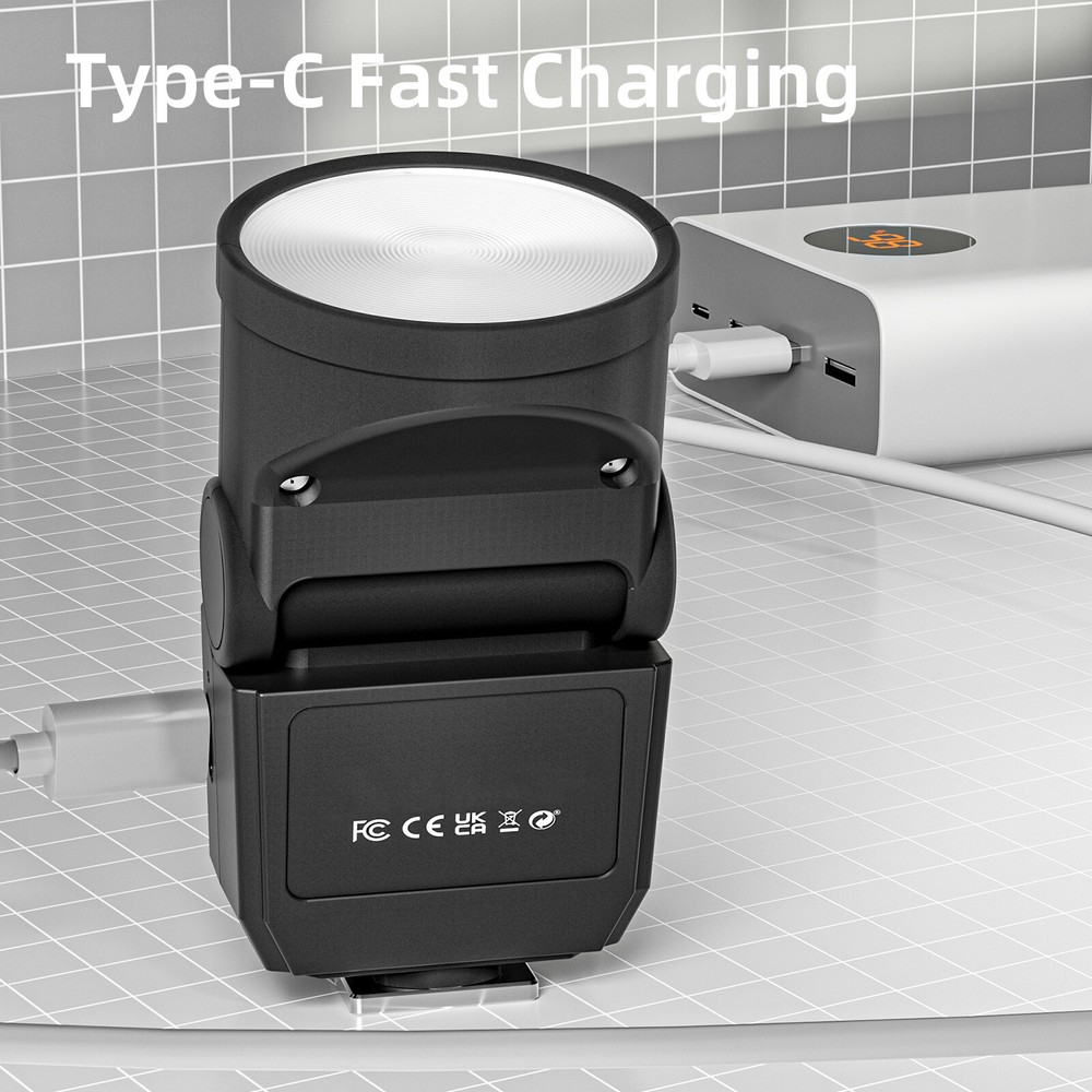 F02 Retro Mini Flash Light Micro Single Camera Portable Photography Fill Light B