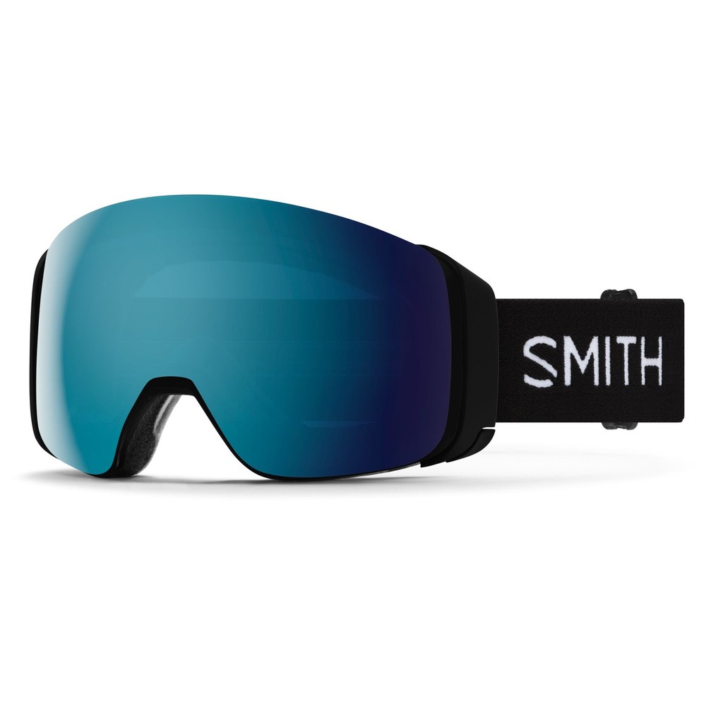 Smith 4D Mag Snow Goggles, Black Frame, ChromaPop Sun Blue Mirror Lens