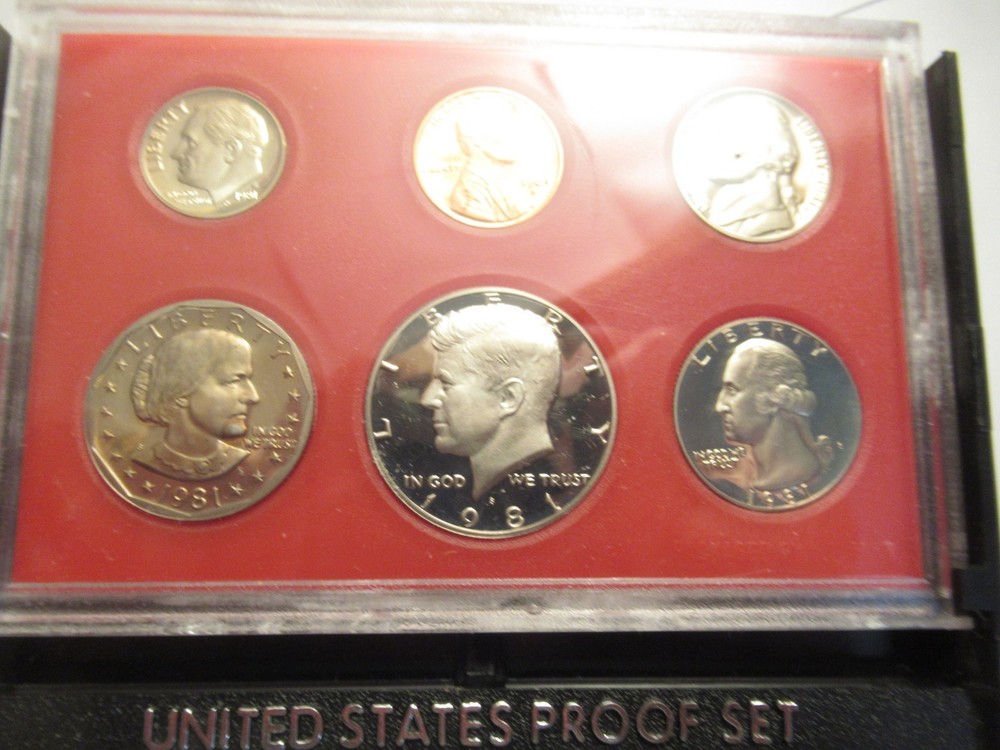 FOUR US Mint Proof Sets, 1979-1982