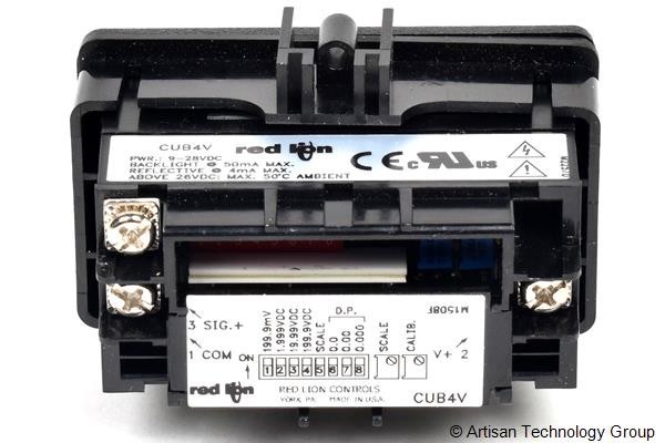Red Lion Controls CUB4V Miniature DC Voltmeter
