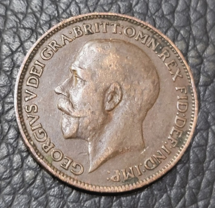 1924 Great Britain Farthing Coin