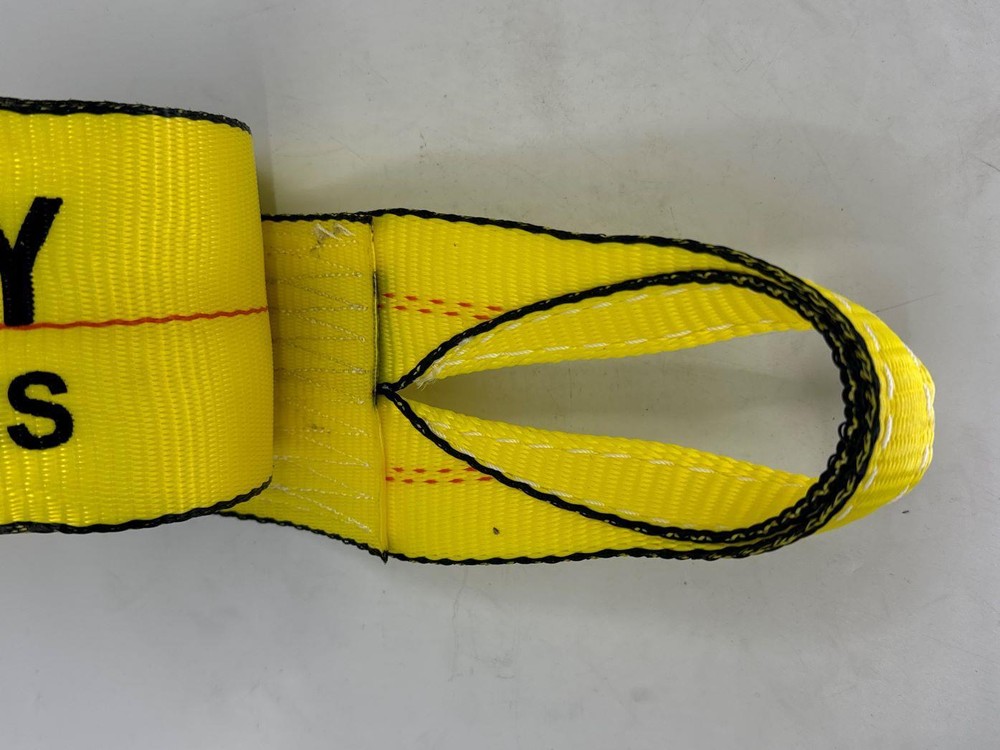 4"X30' Winch Strap with Loop End 2 Pack