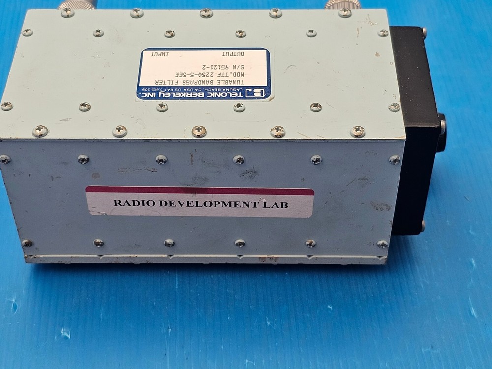 Telonic TTF2250-5-5EE TUNABLE BANDPASS FILTER