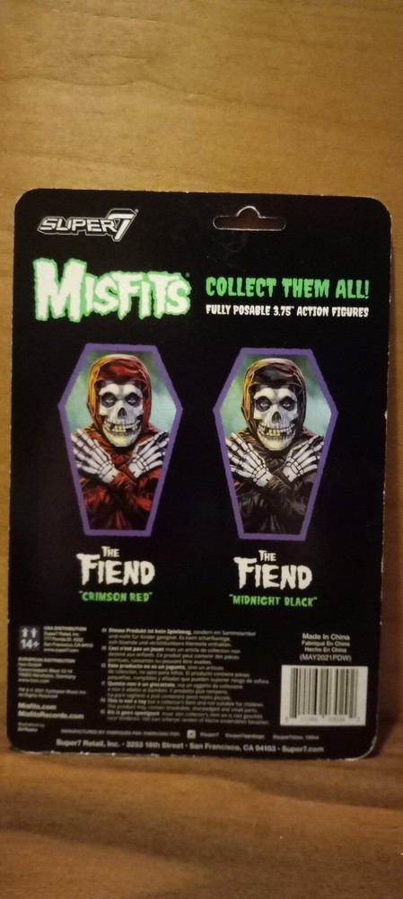 🎃 MISFITS- THE FIEND- HORROR- PUNK- DANZIG- SUPER7 🎃