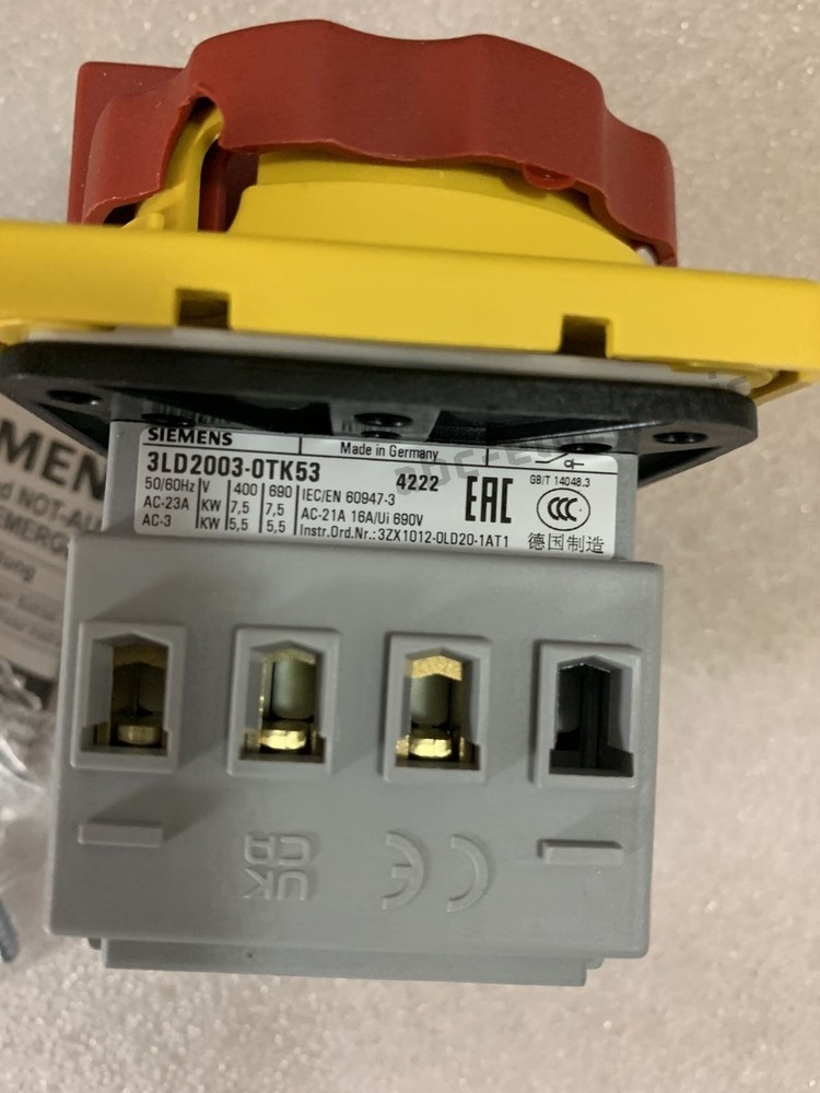 1PCS NEW isolating switch 3LD2003-0TK53 SIEMENS