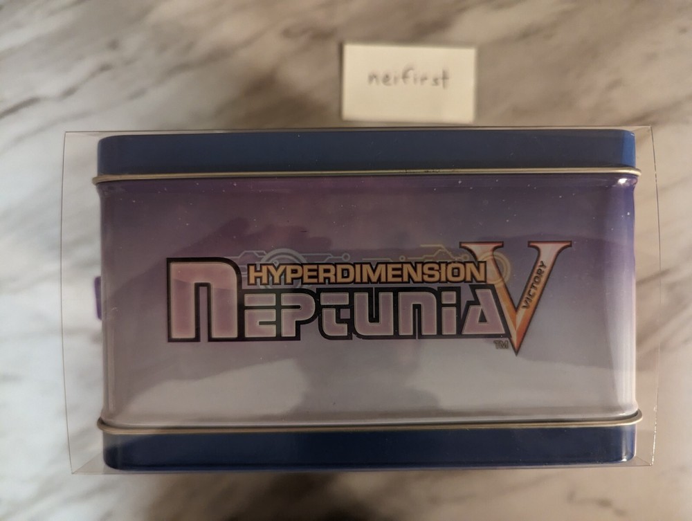 HYPERDIMENSION NEPTUNIA VICTORY LUNCH BOX + Chibi Lunch Box (2012) *NEVER USED*