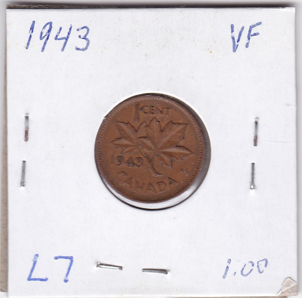 1943 Canada One Cent L7
