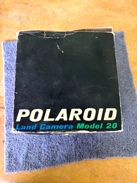 Vintage POLAROID Land Camera Model 20 - The Swinger Original Box Untested