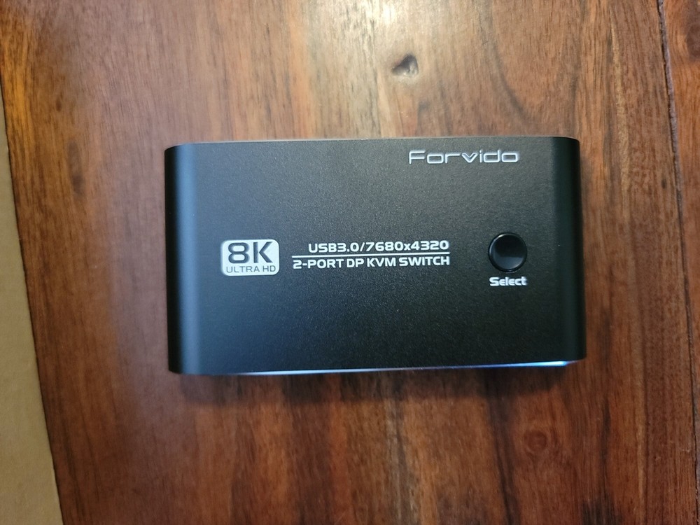 Forvido Usb 3.0 Display 2 Port Kvm Switch