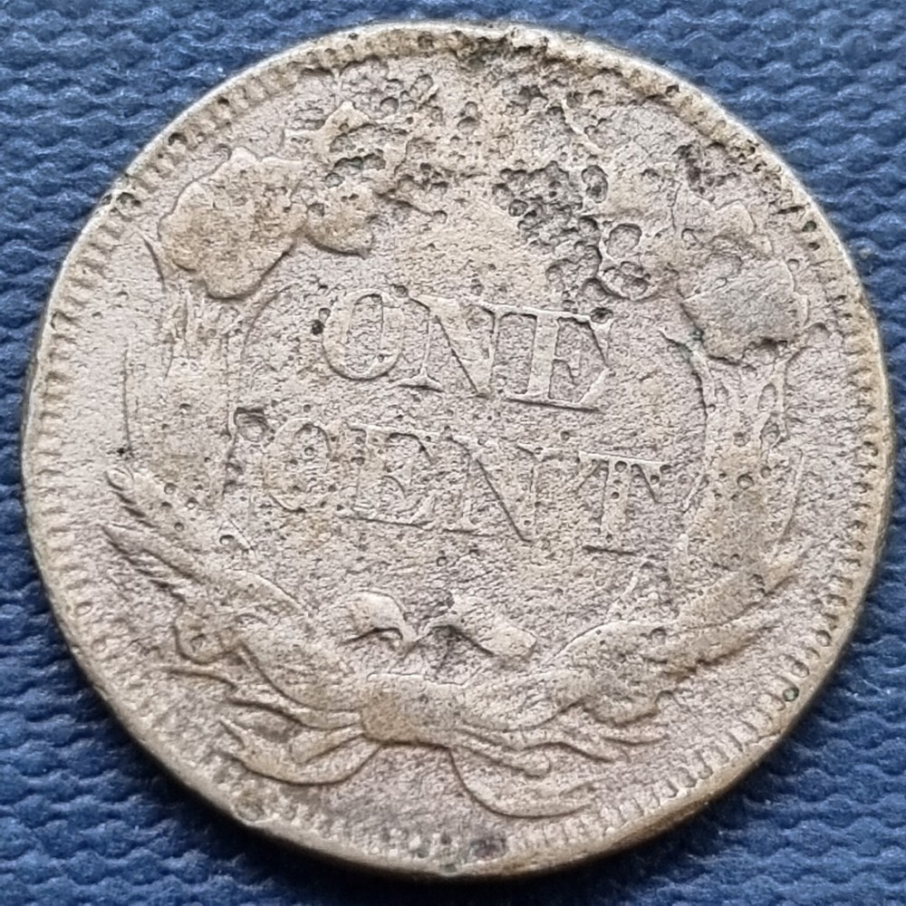 1858 Flying Eagle Cent 1c Better Grade XF Details #88730