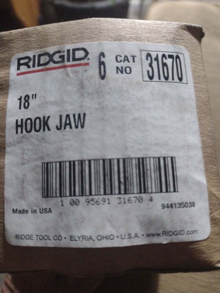 New Hook Jaw FOR 18 IN PIPE WRENCH