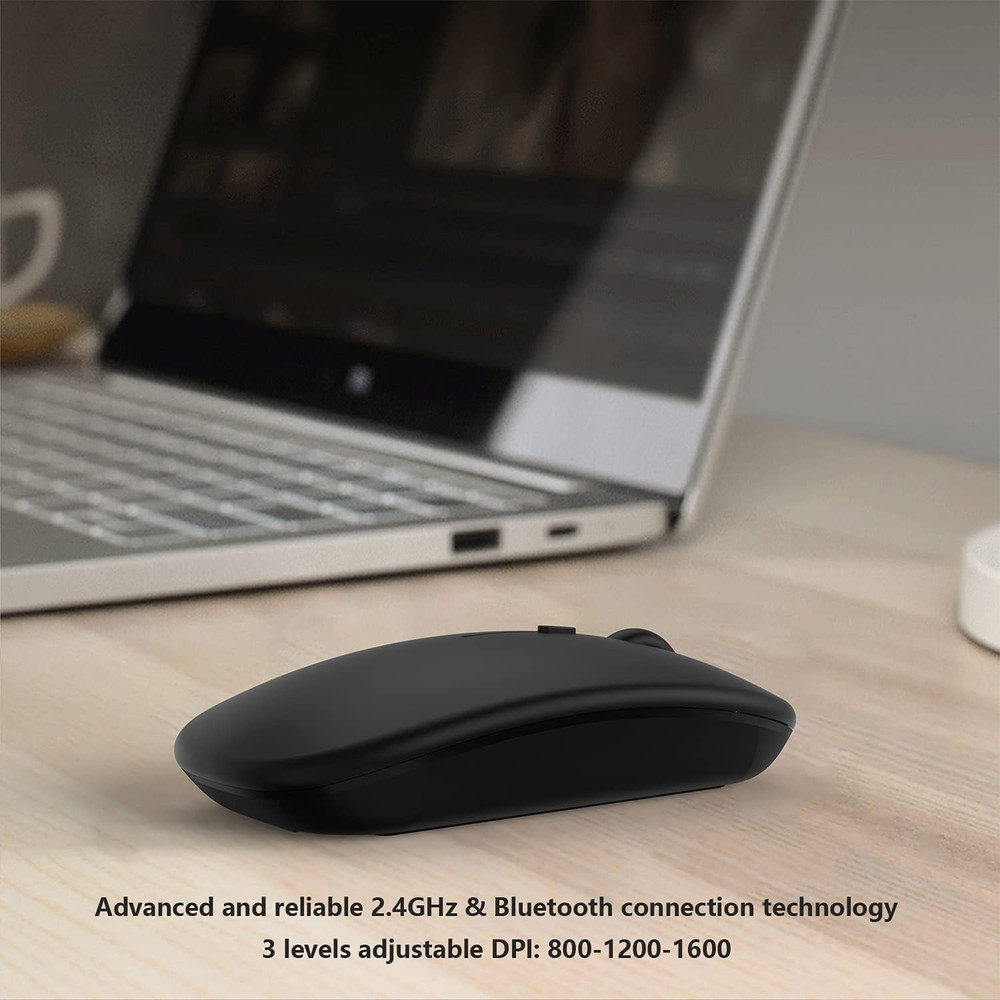 Wireless Bluetooth Mouse for Apple Ipad Iphone Macbook Android Samsung Tablet...