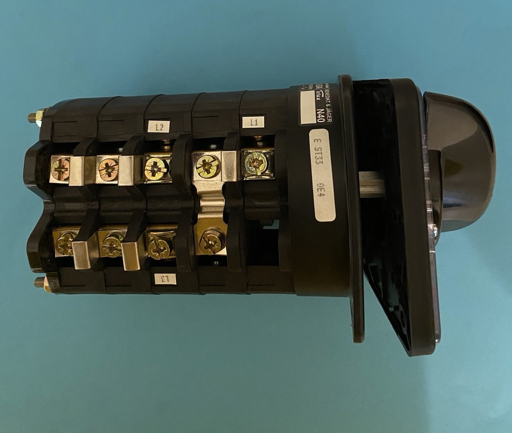 Benedikt & Jager 3 position rotary switch N40 E ST33 multi step switch