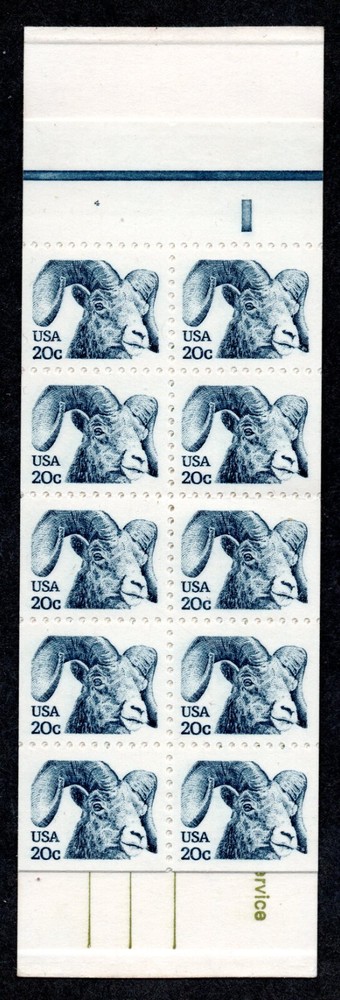 US Scott #BK142, #4, Complete booklet