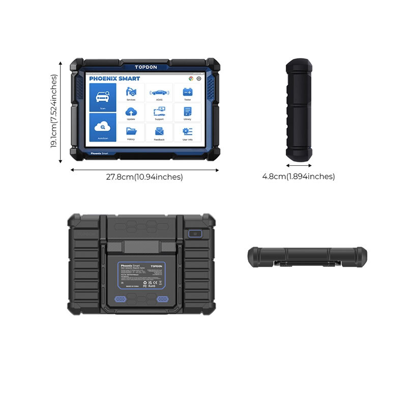 2024 TOPDON Phoenix Smart Ultra OBD2 Vehicle Diagnostic Scanner Programming Tool