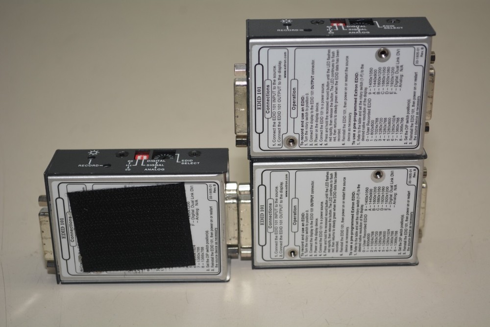 Extron EDID 101D DVI Emulator Minder Input Emulator EDID 101 #W2569