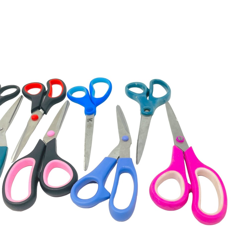 9 Pcs Ikea, Target & Assorted Multipurpose Scissors, Stainless Sharp Shears