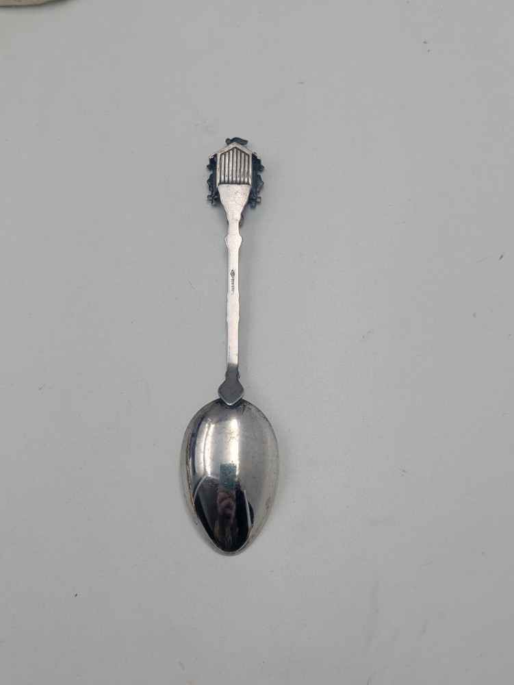Vintage Signed SF Silber 800 Cuckoo Clock Testing Sterling Silver Souvenir Spoon