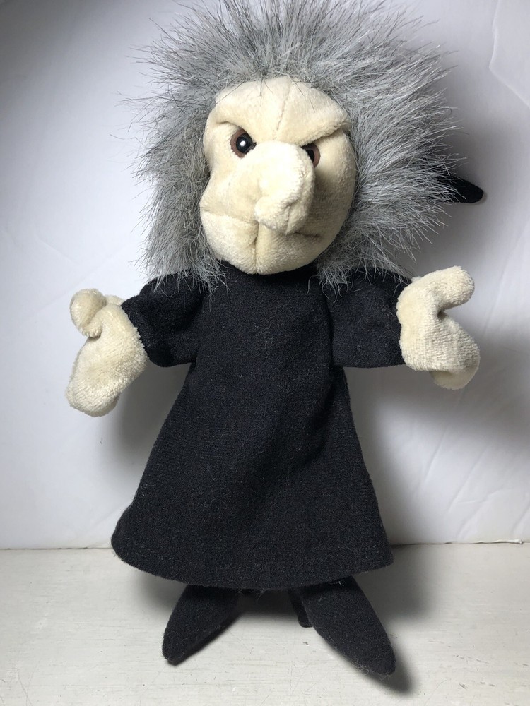 Folkmanis Mini Witch Soft Plush Finger Puppet 8”