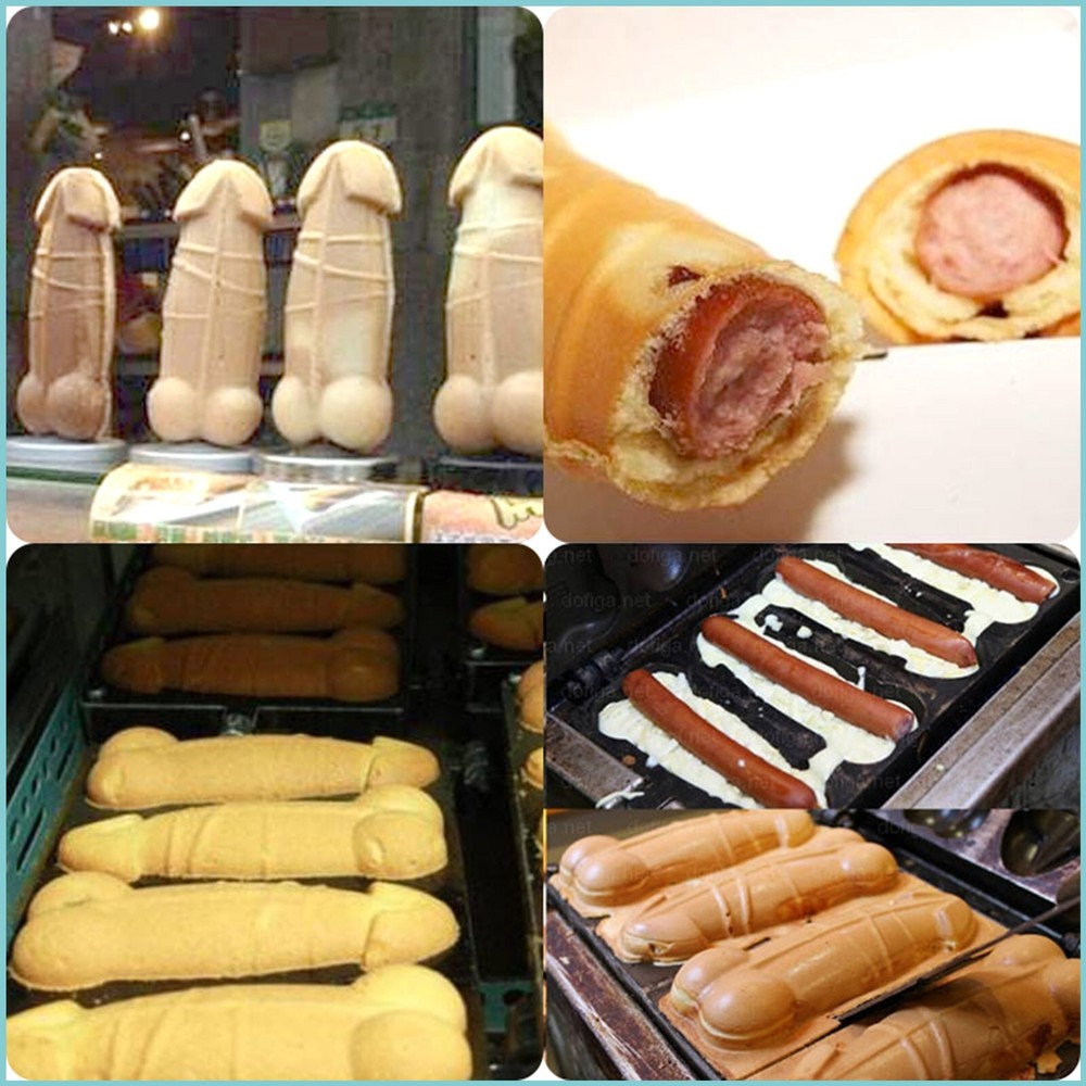 Kolice Waffle Iron Baking Machine, Waffle Sticks Machine-Strange Shape,4 Sticks