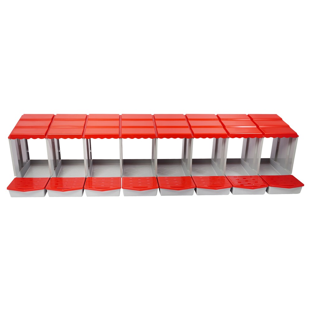 Modern Chicken Laying Boxes With Egg Collection Nesting Boxes 222.8*51.5*46.5cm