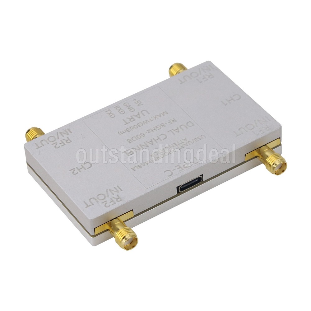 RF-8GHz-60DB Programmable Attenuator + Type-C Cable + Offline Main Control Board