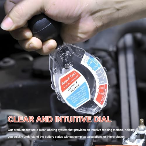 Deep Cycle Car Battery Hydrometer Tester & Analyzer with Car Battery Hydrometer