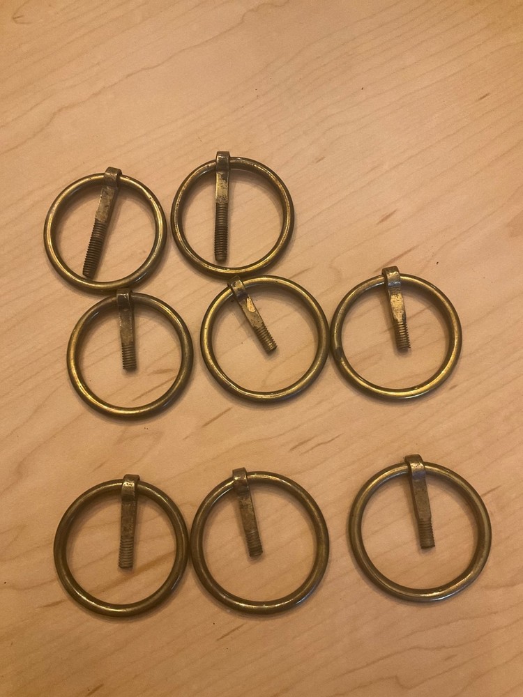 Single Post Drawer Pull Sheraton Pull Furniture Drawer Pull Cabinet Pull Brass