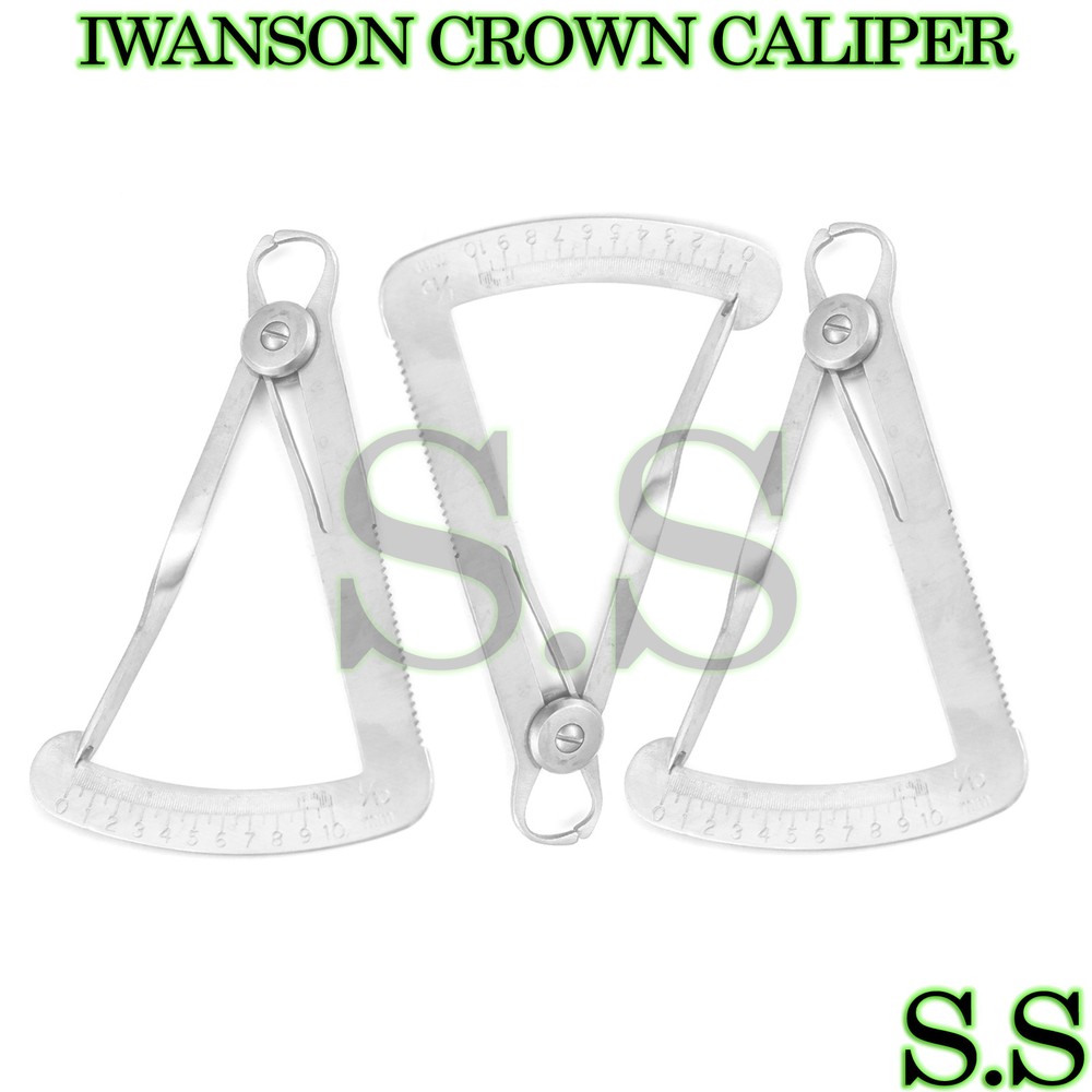 Crown Gauge (Spring Caliper) Dental InstrumenTS 10 PCS