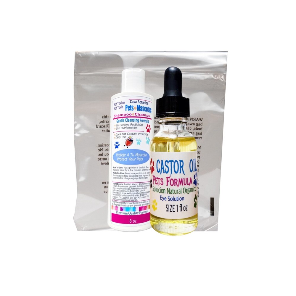 Pet Shampoo/1oz Castor Oil  Pet Formula