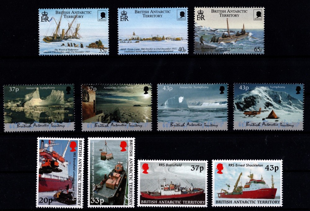 BRITISH ANTARCTIC TERRITORY 2000 COMPLETE YEAR SET:  4 SETS  MNH