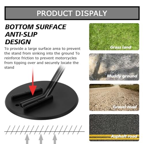 Coaster Puck Pad Kickstand Pad for Motorcycles - Support Plate