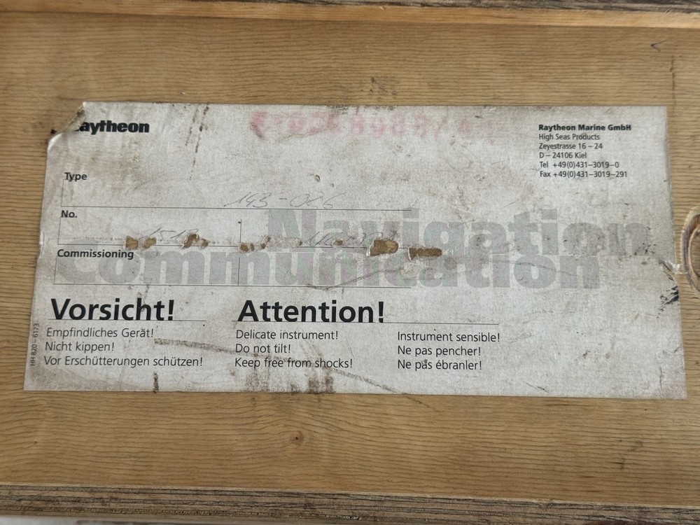 Raytheon Marine Navigation Compass Bearing Sight CP190 Accessory Germany