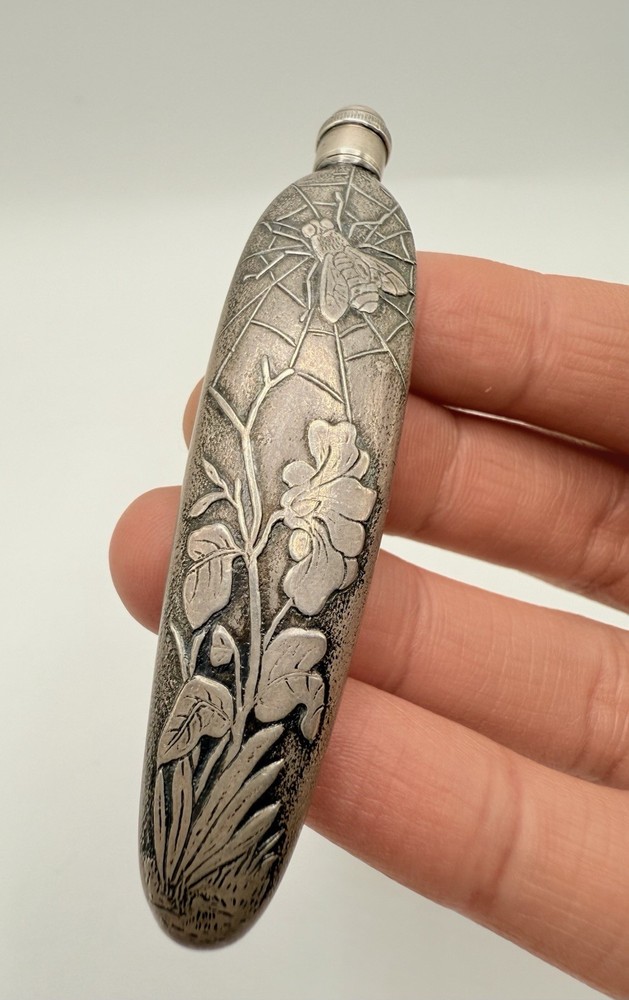 Antique Gorham Sterling Silver Perfume Scent Bottle