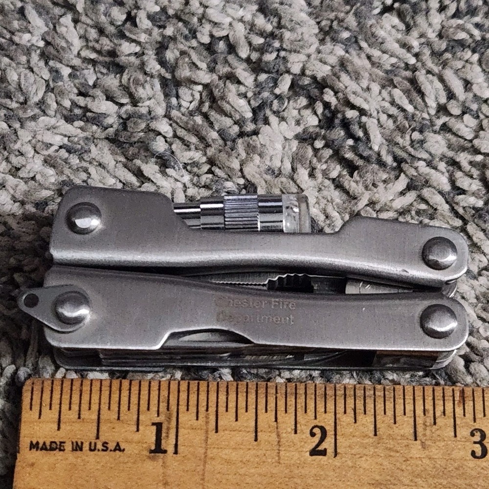 Chester Fire Department Multi Tool Knife Advertising