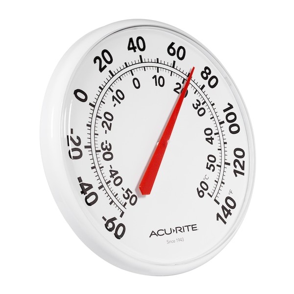 Acurite 01360A3 Analog Thermometer, 1 In Overall D.