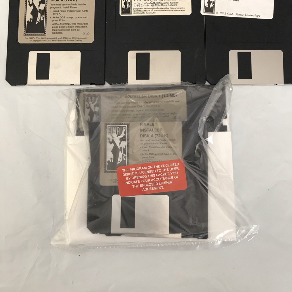 Finale Floppy Disks