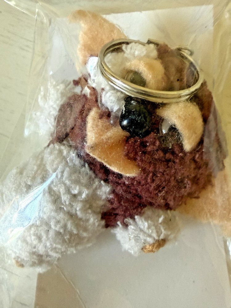 Gizmo voodoo string Doll keychain new in packaging 2in