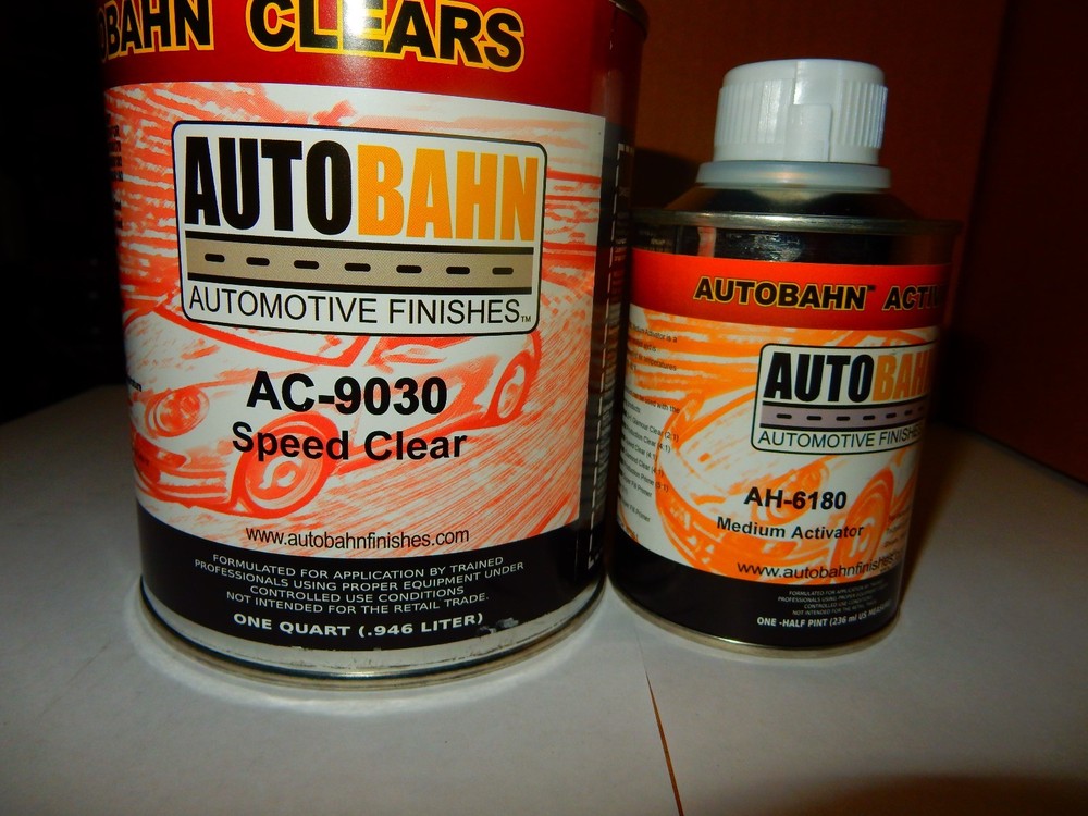 AC9030 Speed Clear Fast Urethane Clear Coat Quart Kit