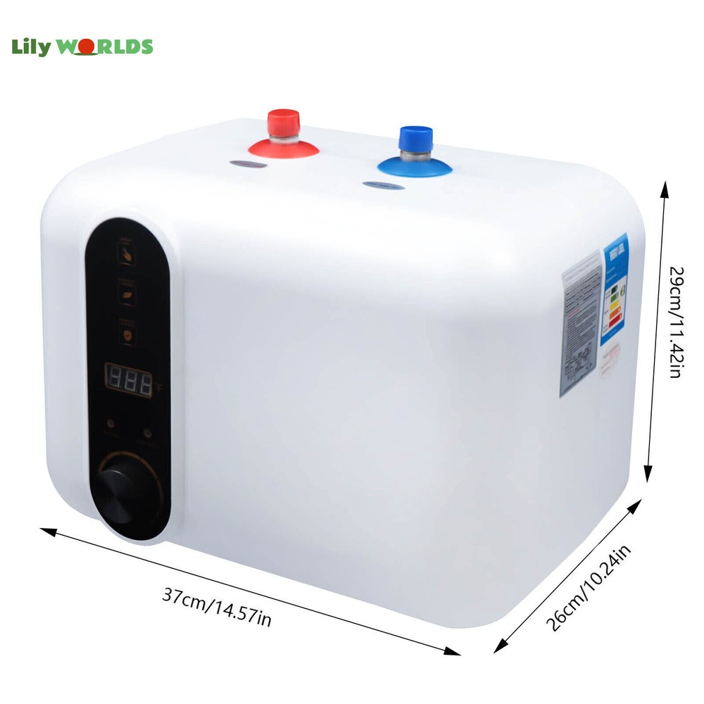 Electric Mini-Tank Water Heater Under Sink Water Heater with USA Cord Plug 1.5kW